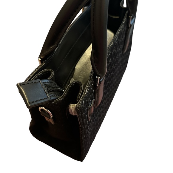 Michael Kors Hamilton Satchel Bag in Black Texture 3 D print - Picture 4 of 8